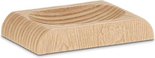 Zeepschaal Met Hout Effect, Beige - Kela Kaiu