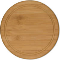 Snijplank Rond 25 Cm, Bamboe - Kela Katana