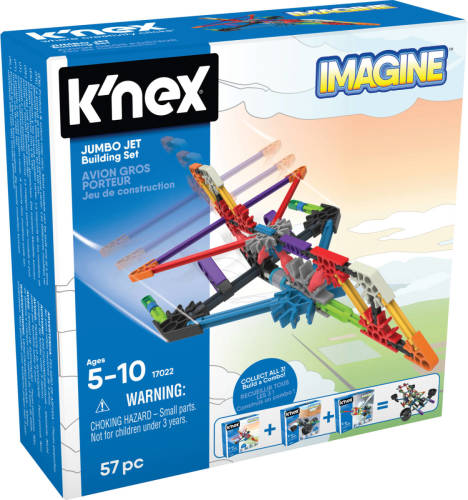 K'NEX Imagine Jumbo Jet Building Set
