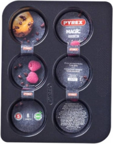 Muffinvorm Voor 6 Muffins - Pyrex Magic