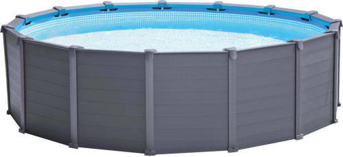 Intex Graphite Gray Panel Pool 478 X 124 Cm