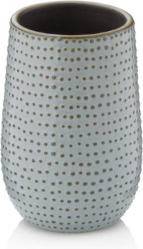 Drinkbeker Badkamer, Grijs - Kela Dots