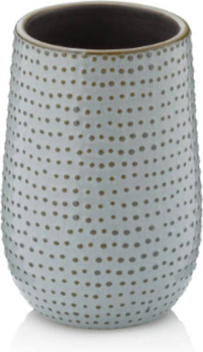 Drinkbeker Badkamer, Grijs - Kela Dots