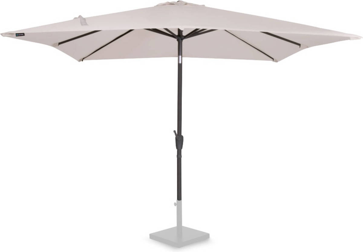 VONROC Parasol Rosolina 280x280cm - Stokparasol Kantelbaar - Upf 50+ Doek - Beige - Excl. Voet