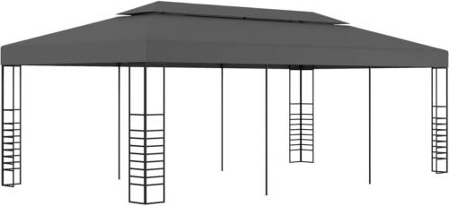 VidaXL Tuinpaviljoen 3x6 M Antraciet