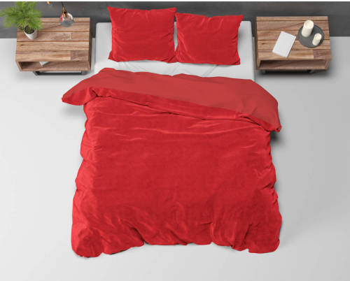 Sleeptime Dbo St Velvet Uni Red 140x220