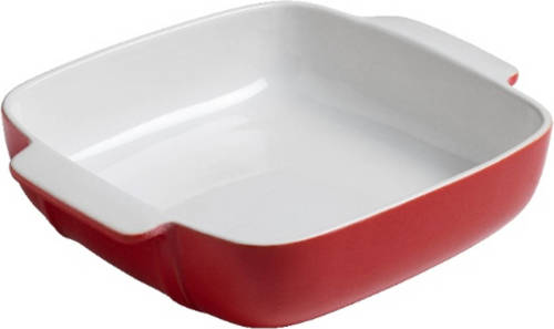 Ovenschaal Vierkant, Rood, 22 X 22 Cm - Pyrex Signature