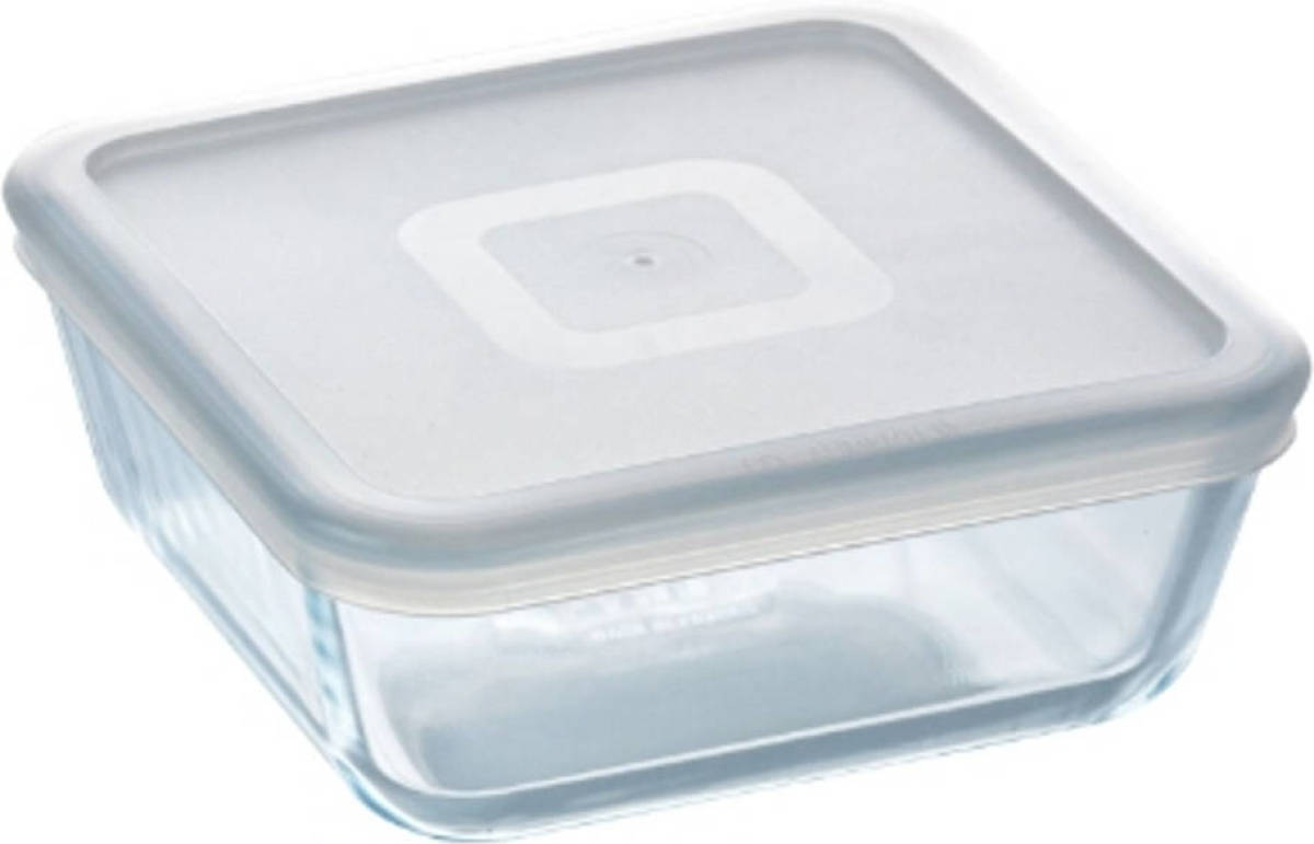 Schaal Vierkant Met Deksel, 15 X 15 Cm - Pyrex Cook & Freeze
