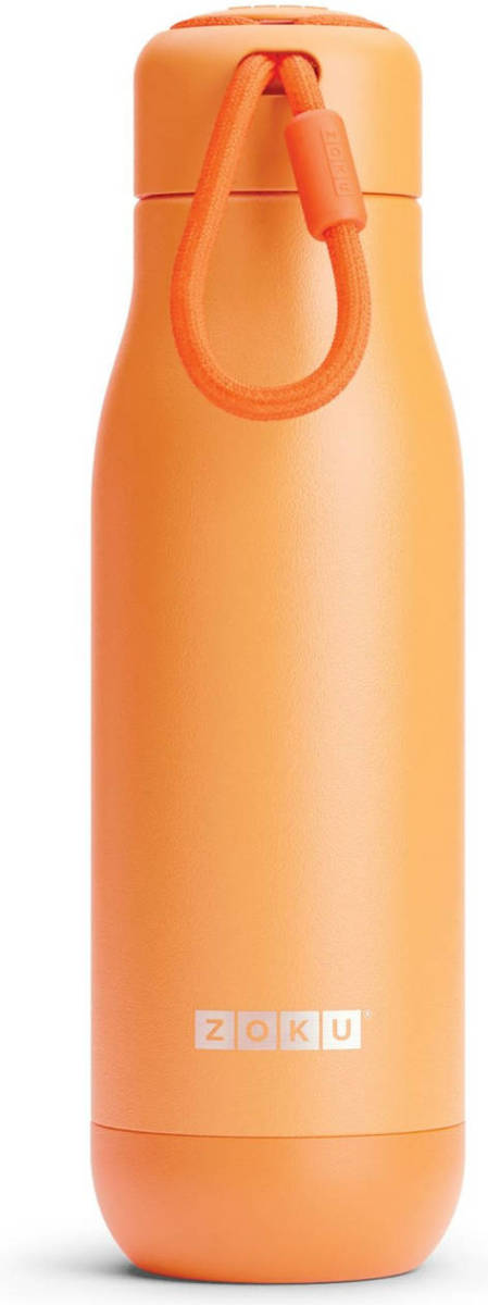 Thermosfles Rvs, 500 Ml, Oranje - Zoku Hydration