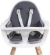 Childhome Evolu Stoelkussen Neoprene - Dark Grey