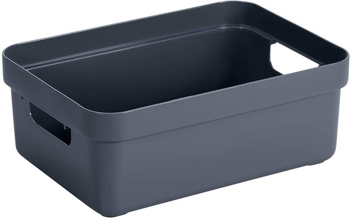 Sunware - Sigma Home Opbergbox 9l Donkerblauw - 35,2 X 25,3 X 12,2 Cm
