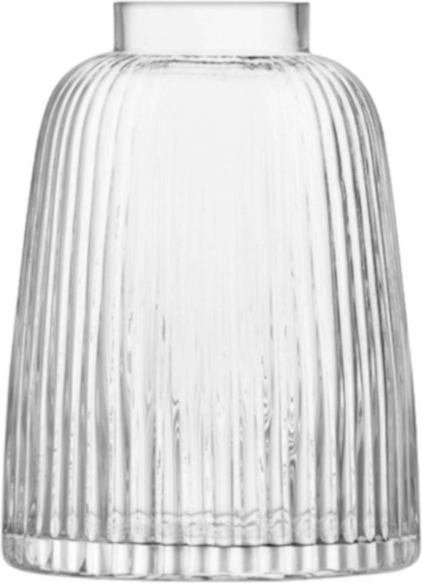 L.S.A. Vaas Pleat 26 Cm Glas Transparant