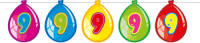 Folat Slinger Ballon 9 Jaar 10 Meter Karton