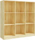 VidaXL Boekenkast/kamerscherm 104x33,5x110 cm massief grenenhout