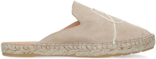 Manfield suède muiltjes beige kopen? Kopen.nl