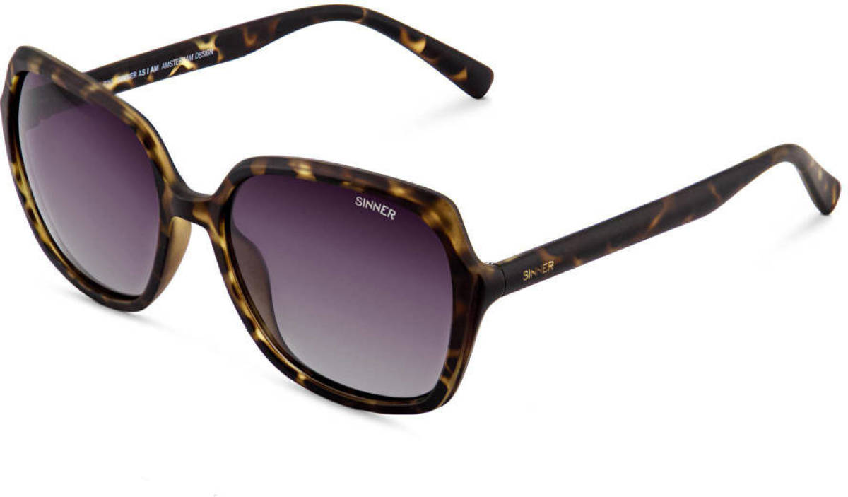 Sinner zonnebril Montara met tortoise print bruin