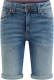 WE Fashion Blue Ridge slim fit jeans bermuda mid blue