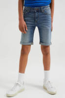 WE Fashion Blue Ridge slim fit jeans bermuda mid blue