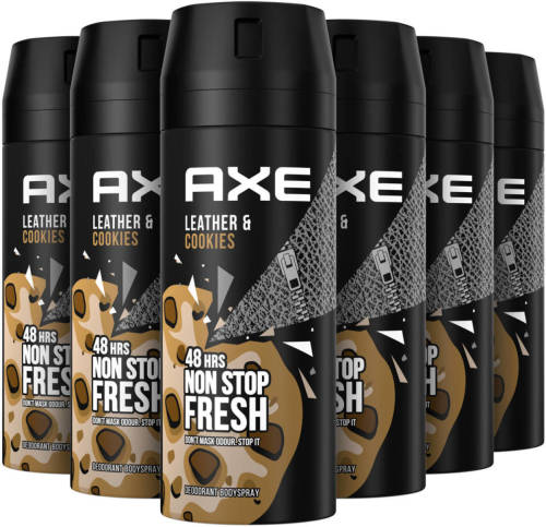 Axe Collision bodyspray deodorant - 6 x 150 ml - voordeelverpakking