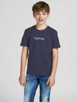 Jack & Jones JUNIOR T-shirt JORWORLDWIDE donkerblauw