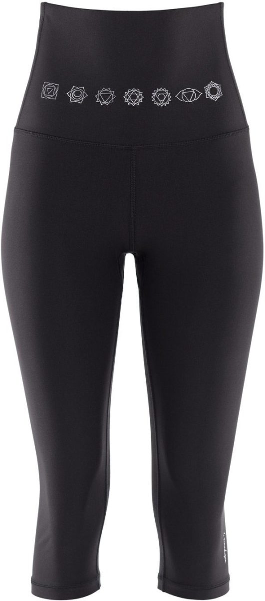 Winshape Legging 3/4-Functional Comfort Shape HWL212C-silberne 7 Chakras High Waist