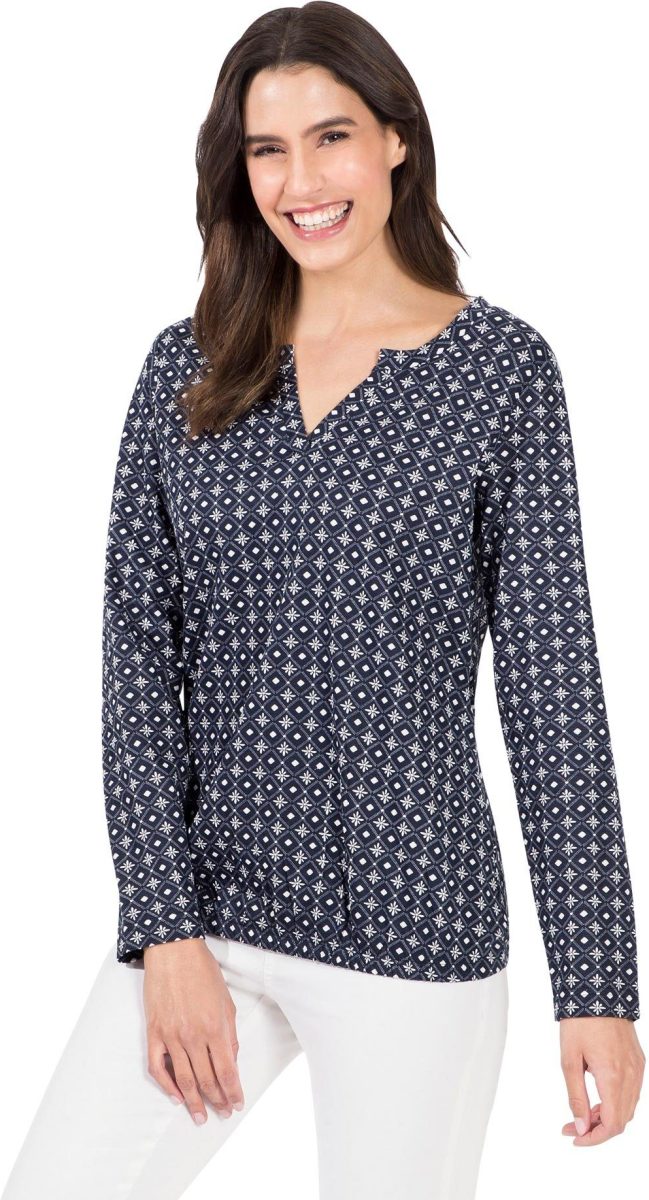 Classic Inspirationen Shirt met lange mouwen Gedessineerd shirt