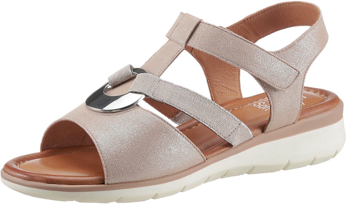 Ara Sandalen Kreta in metallic-look