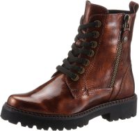 Marco tozzi Hoge veterschoenen in glanzende look
