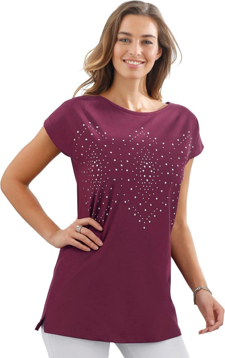 Classic Basics Shirt met print Tuniekshirt