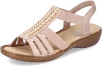 Rieker Sandalen met sierkraaltjesapplicatie