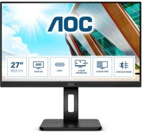 AOC P2 Q27P2CA computer monitor 68,6 cm (27 ) 2560 x 1440 Pixels 2K Ultra HD LED Zwart