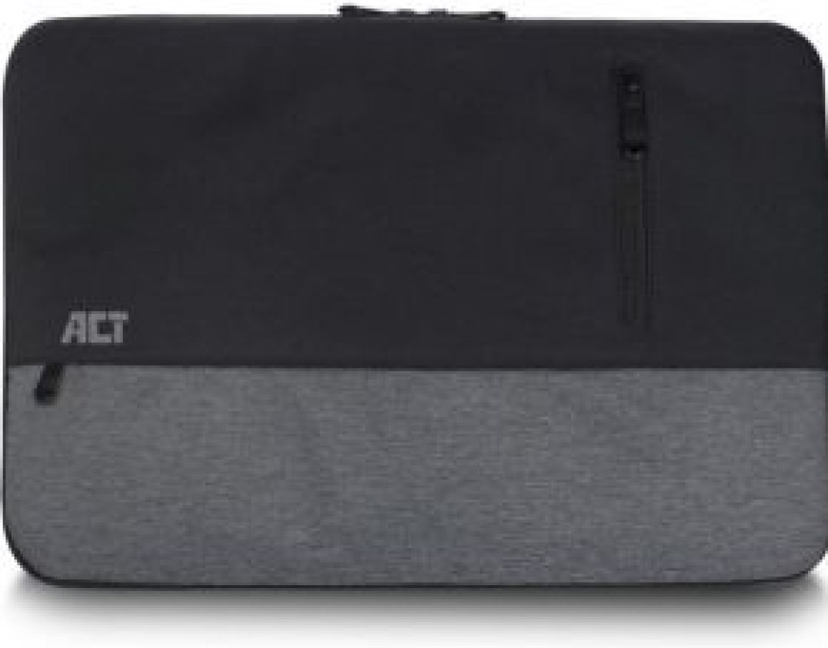ACT AC8545 notebooktas 39,6 cm (15.6 ) Opbergmap/sleeve Zwart, Grijs