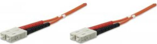 Intellinet 0.5m SC M/M 5m SC SC Oranje Glasvezel kabel