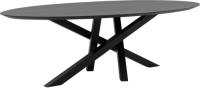 Goossens Excellent Eettafel Mente, Ovaal 300 x 130 cm