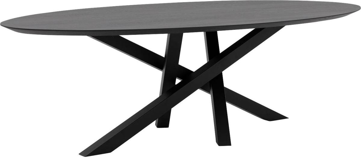 Goossens Excellent Eettafel Mente, Ovaal 260 x 130 cm