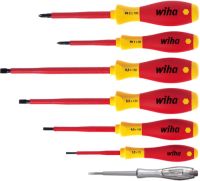 Wiha SoftFinish spanningstester schroevendraaier set 7-delig 320N K7