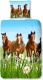 Good Morning Dekbedovertrek 5316-P HORSES 135x200 cm meerkleurig