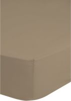 Good Morning Hoeslaken jersey 90/100x200 cm zandkleurig