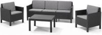 Allibert Loungeset Chicago grafiet 14-delig 226516