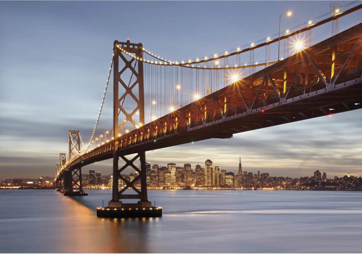 Komar Fotobehang Bay Bridge 368x254 cm 8-733