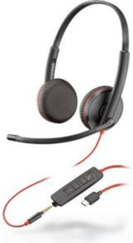 Poly Blackwire 3225 Headset Hoofdband Zwart