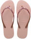 Havaianas Slim Glitter II teenslippers met glitters roze