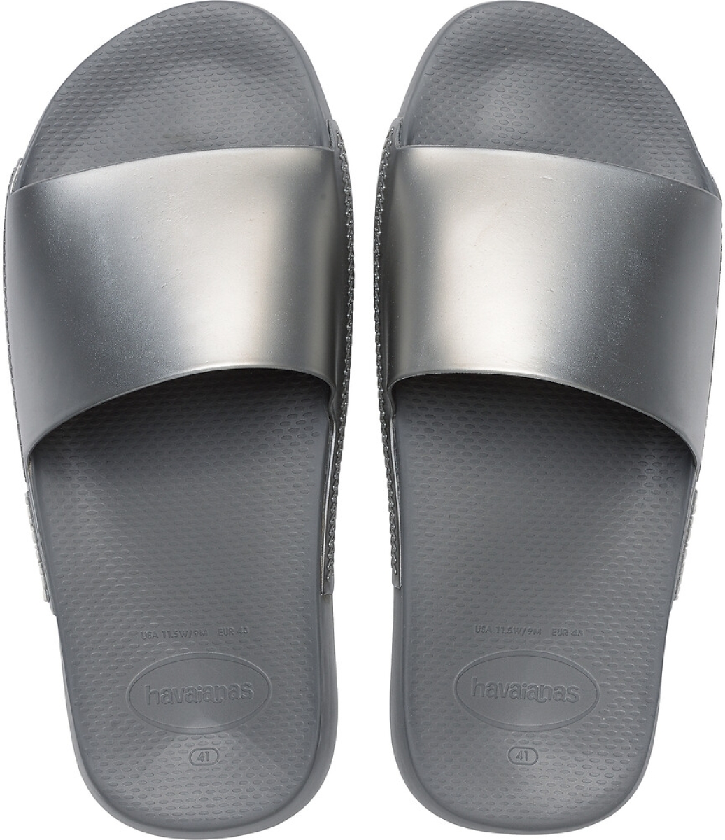 Havaianas Slippers SLIDE CLASSIC METALLIC in een metallic look