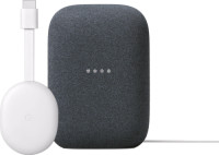 Google Chromecast 4K met Google TV + Google Nest Audio Charcoal