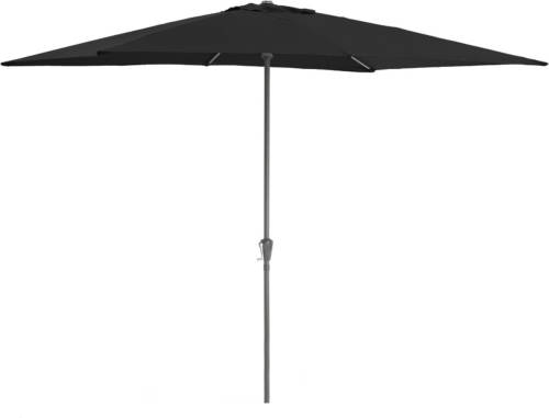 Acaza Staande Parasol In Aluminium - Stokparasol Van 200x300 Cm - Zwart