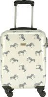 Princess Traveller Trendy Animal Collection - Zebra - Wit - 56cm