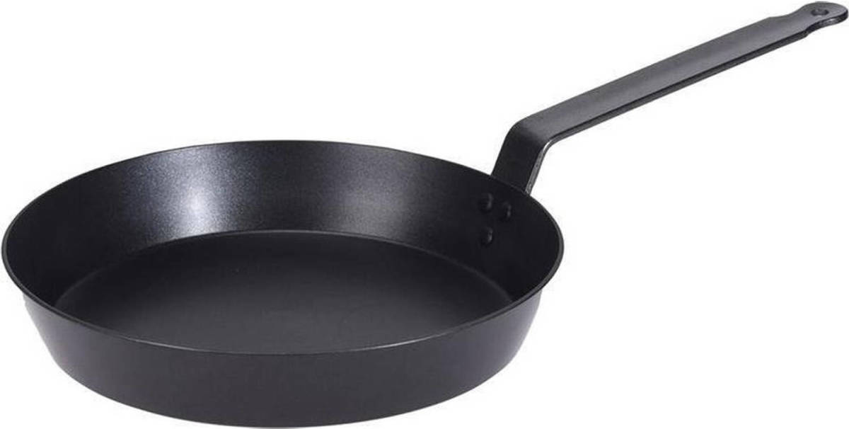 Excellent Houseware Koekenpan - Paellapan - 28 Cm - Zwart