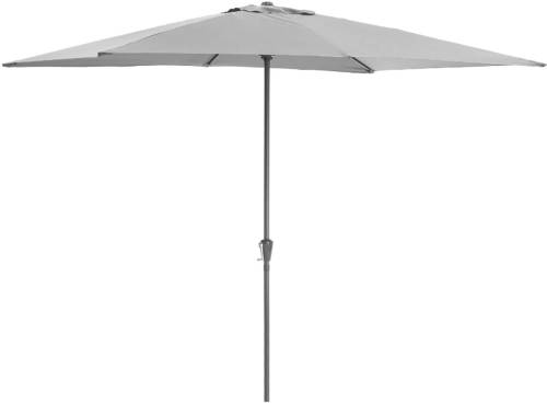 Acaza Staande Parasol In Aluminium, 200x300 Cm, Rechthoekig, Lichtgrijs