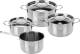 Excellent Houseware 7-delige Pannenset - Met Deksel - Rvs