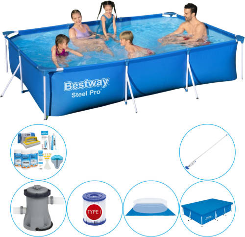 Bestway Steel Pro Rechthoekig 300x201x66 Cm - Zwembad Super Deal